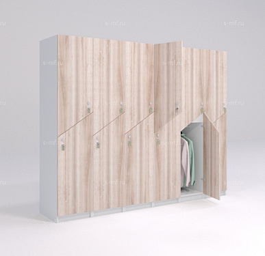 Шкафчик Ориноко дуб светлый (стандарт) 300x520x1900 фасад ЛДСП