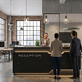 Стойка ресепшен (Хай-тек  Лофт Скандинавский)
