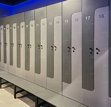 Шкафчик Финн красный (стандарт) 400x520x1900 фасад ЛДСП