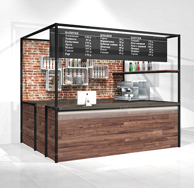 Торговый островок (Кофейня, Фудхолл) 2500x2000x2200