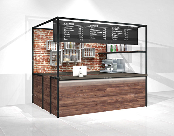 Торговый островок (Кофейня, Фудхолл) 2500x2000x2200