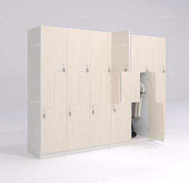 Шкафчик Глэд дуб светлый (стандарт) 400x520x1900 фасад ЛДСП