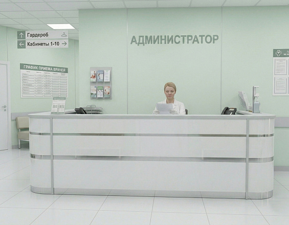Стойка ресепшен "Стиль на входе"