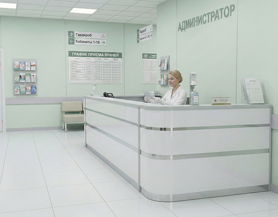 Стойка ресепшен "Стиль на входе"