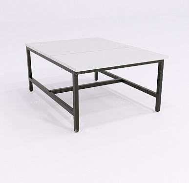 Подставка под шкаф со скамьёй Вэлд чёрная, 600 (эконом)