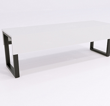 Скамейка гардеробная Вэлд 1 чёрная, 1200