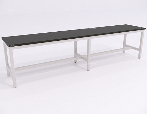 Скамейка гардеробная Вэлд серая, 1500 (эконом)