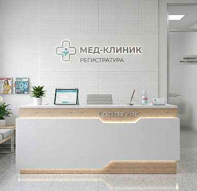 Стойка ресепшен "Выразительная"
