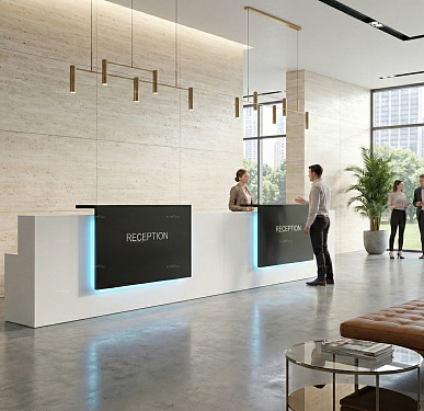 Стойка ресепшен (Хай-тек  Скандинавский Лофт)