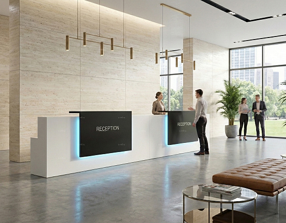 Стойка ресепшен (Хай-тек  Скандинавский Лофт)
