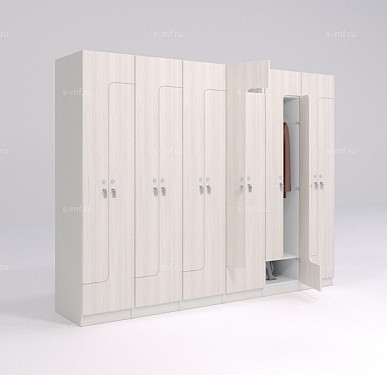 Шкафчик Финн светлое дерево (стандарт) 400x520x1900 фасад ЛДСП