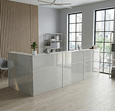 Стойка ресепшен (Скандинавский  Минимализм Хай-тек)