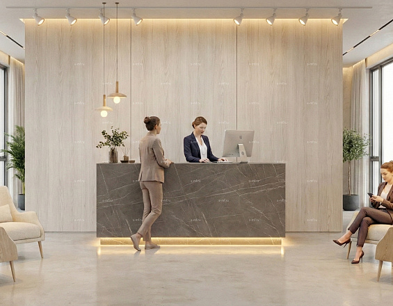 Стойка ресепшен "Минималистичная"