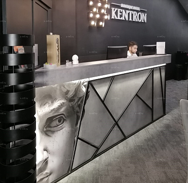 Стойка ресепшен (Скандинавский  Лофт Экостиль)