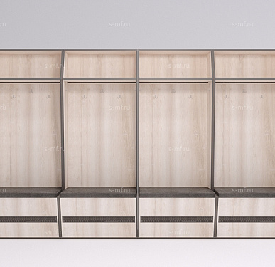 Шкафчик Буре дуб светлый 800x520x2000