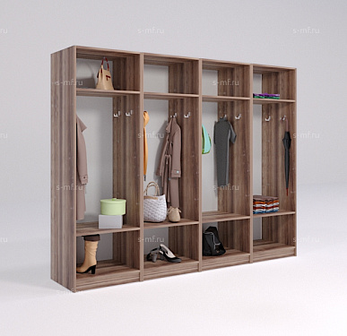 Шкафчик Артек дуб тёмный 600x500x1900