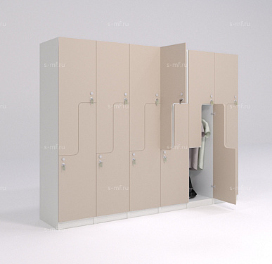 Шкафчик Глэд светло-коричневый (стандарт) 400x520x1900 фасад ЛДСП