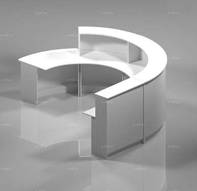 Стойка ресепшен (Скандинавский  Минимализм Хай-тек)