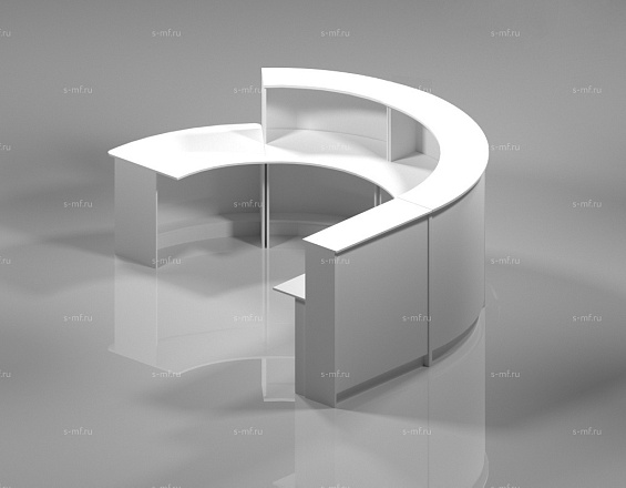 Стойка ресепшен (Скандинавский  Минимализм Хай-тек)