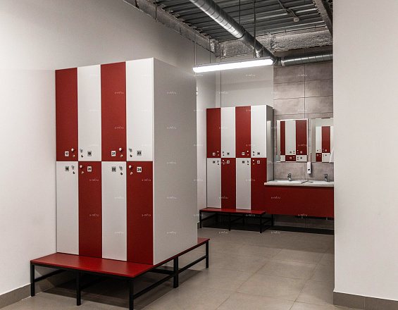 Шкафчик Детта белый (эконом) 300x500x1900 фасад ЛДСП