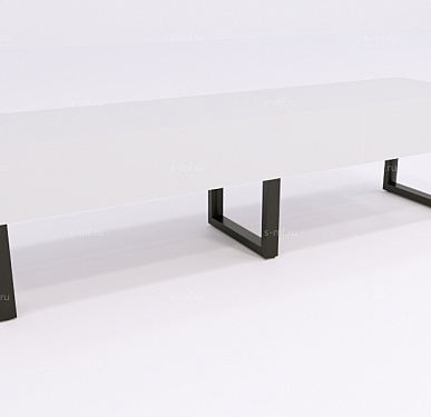 Скамейка гардеробная Вэлд 1 чёрная, 1500