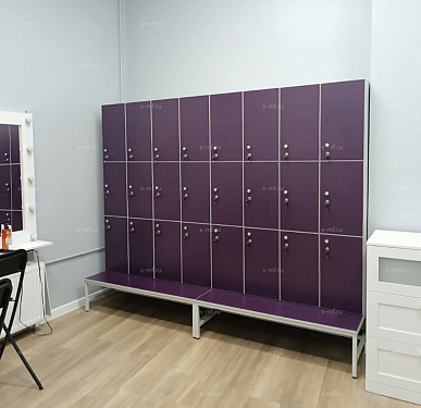 Шкафчик Спело коричневый (МДФ с HPL) 300x520x1900 фасад МДФ с HPL