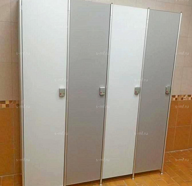 Шкафчик Детта бежевый (HPL) 300x500x1800 фасад HPL пластик