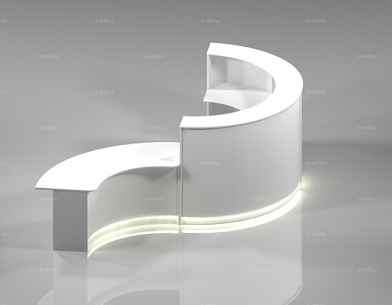 Стойка ресепшен (Скандинавский  Минимализм Хай-тек)