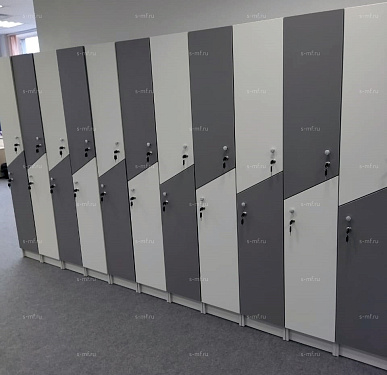 Шкафчик Ориноко розовый (МДФ с HPL) 300x520x1900 фасад МДФ с HPL