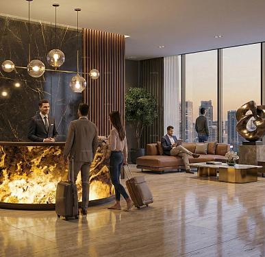 Стойка ресепшен (Экостиль  Лофт )