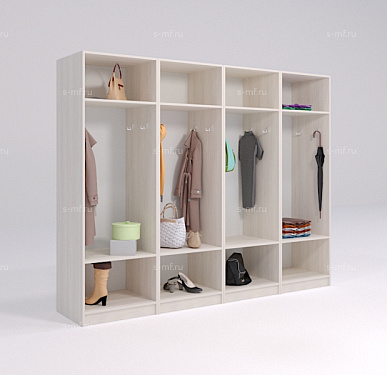 Шкафчик Артек светлое дерево 600x500x1900