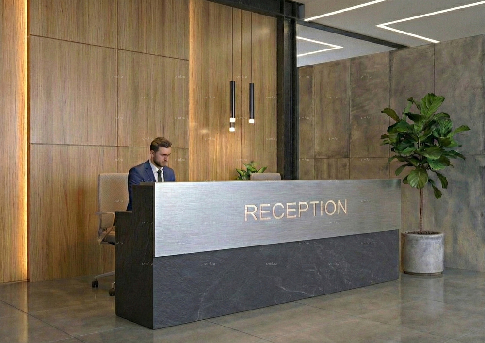 Стойка ресепшен (Хай-тек  Экостиль Лофт)