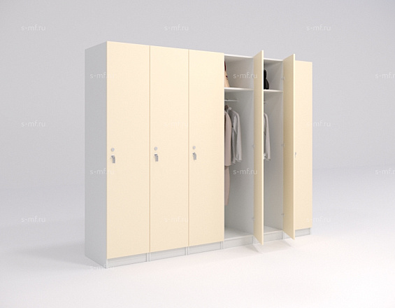 Шкафчик Джино бежевый (стандарт) 300x520x1900 фасад ЛДСП