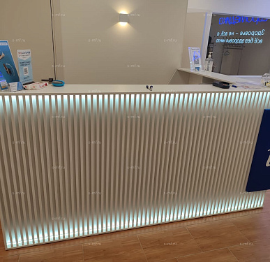 Стойка ресепшен (Хай-тек  Лофт Скандинавский)