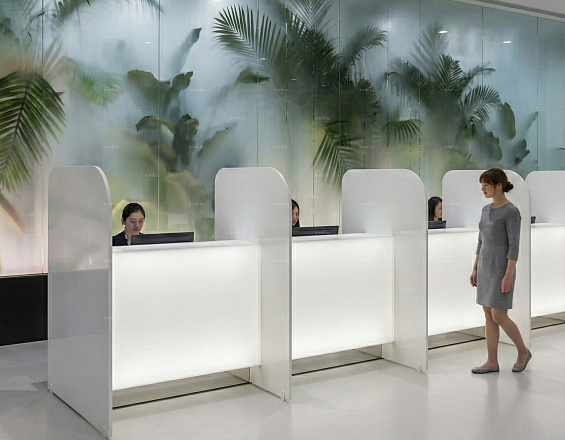 Стойка операциониста (Экостиль  Хай-тек Минимализм)