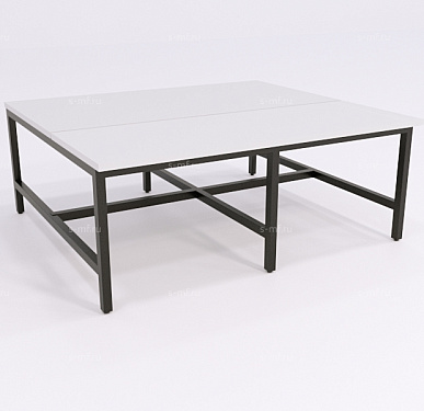 Подставка под шкаф со скамьёй Вэлд чёрная, 900 (стандарт)