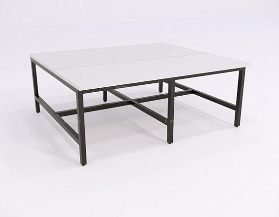 Подставка под шкаф со скамьёй Вэлд чёрная, 900 (стандарт)