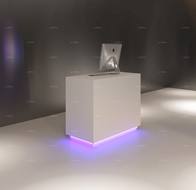 Стойка ресепшен (Скандинавский  Хай-тек Минимализм)